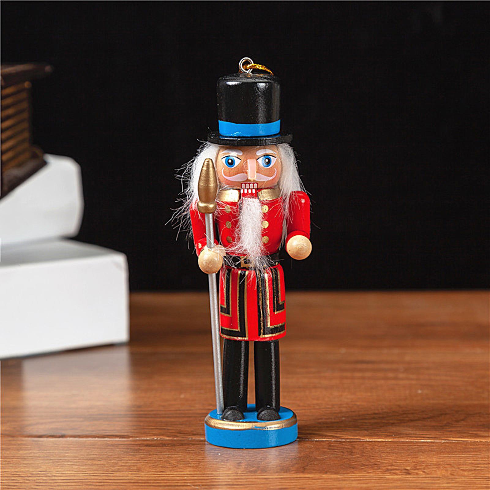 Nutcracker Figurine - Quebra-nozes decoração de natal 6 peças