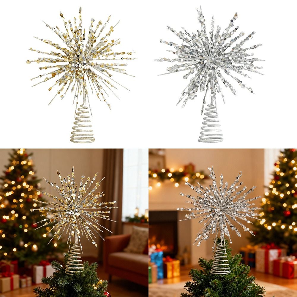Star Tree Topper - Durável iluminar árvore de natal estrela