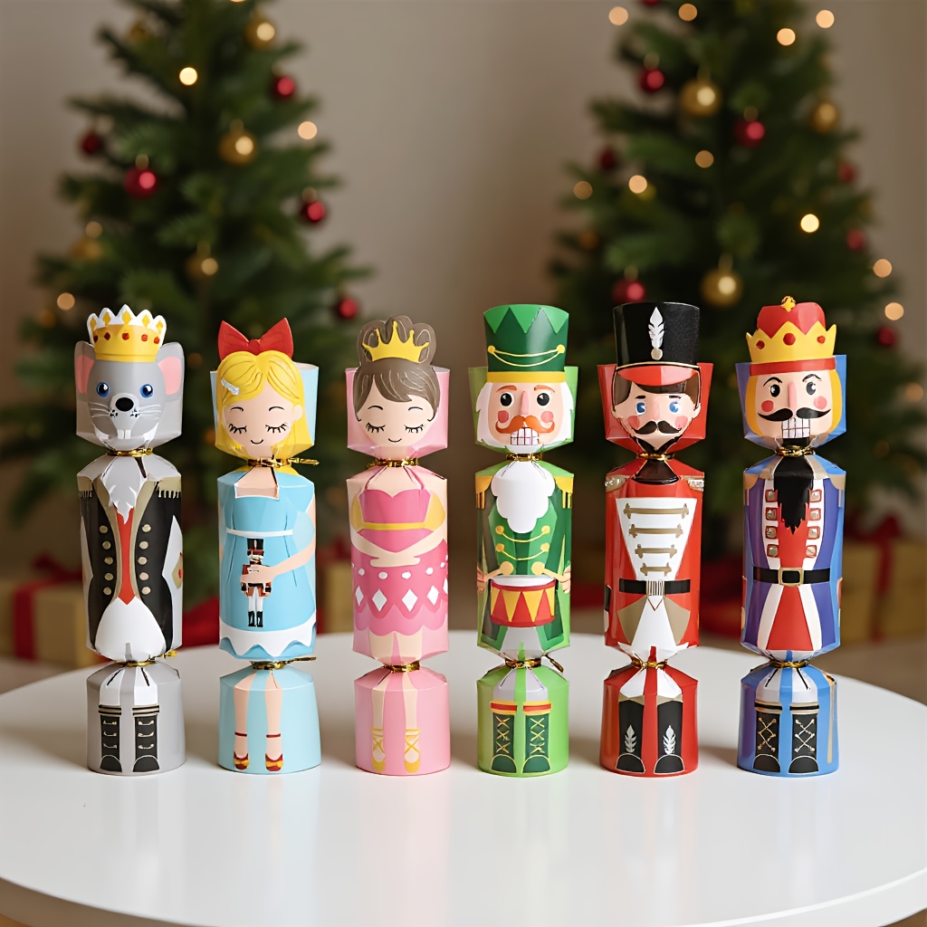 Nutcracker Figurine - 24 Peças de Caixas de Doces