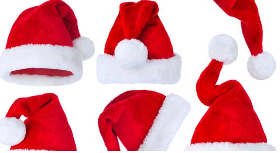 Série Natal Chapéu De Pelúcia, - Santa Hat Plush avaliação e preço