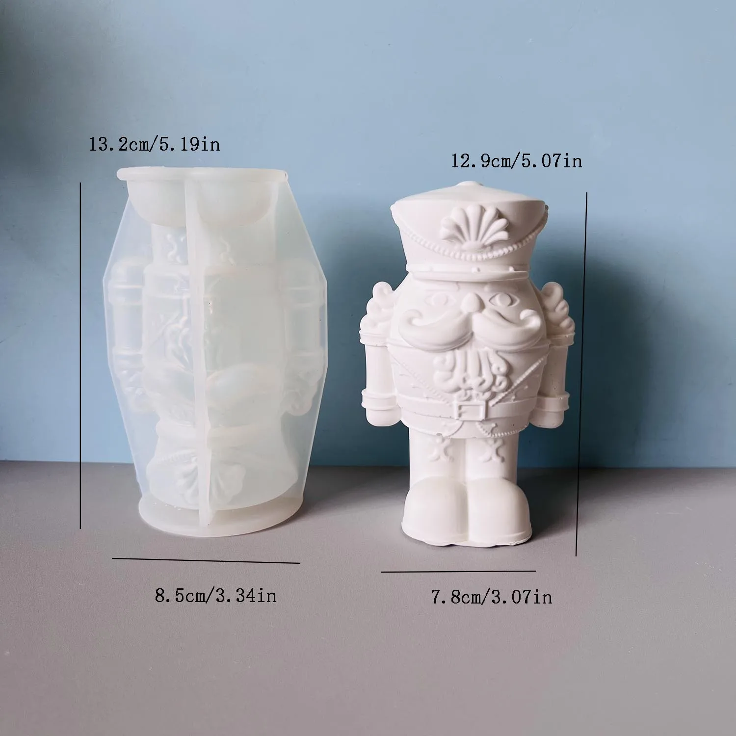 Molde de Silicone DIY para Orn - Nutcracker Figurine avaliação e preço