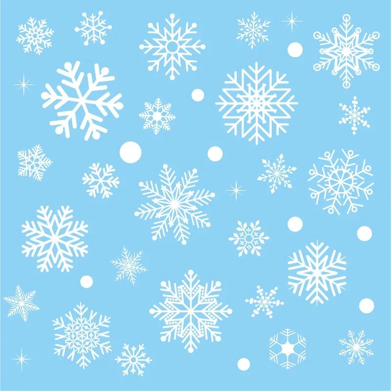 Adesivos de Natal para Janelas - Snowflake Window Decal avaliação e preço