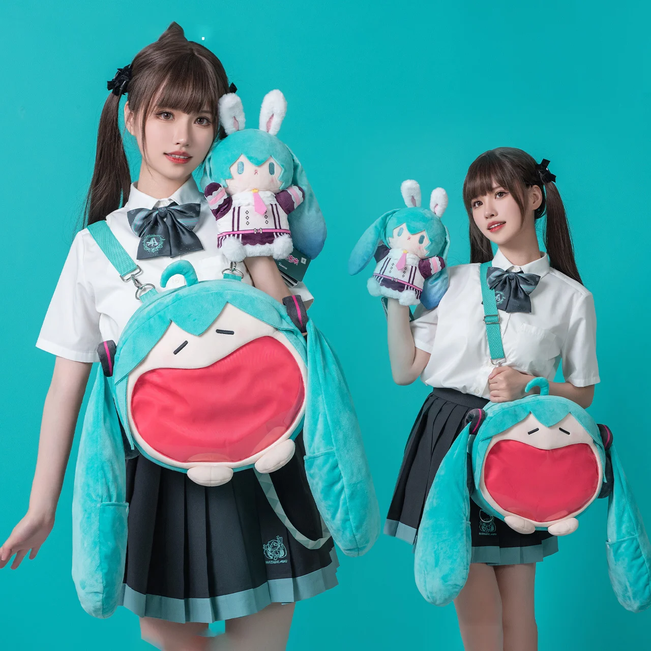 Nova Mochila de Ombro Hatsune  - Santa Hat Plush avaliação e preço