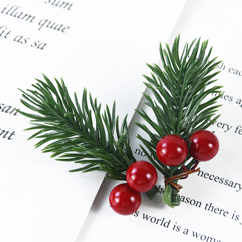 10 pçs natal berry pinha ramos - Christmas Tree Artificial avaliação e preço