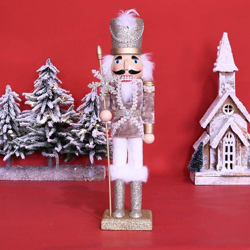 L9NB Desktop Ornament Wooden N - Nutcracker Figurine avaliação e preço