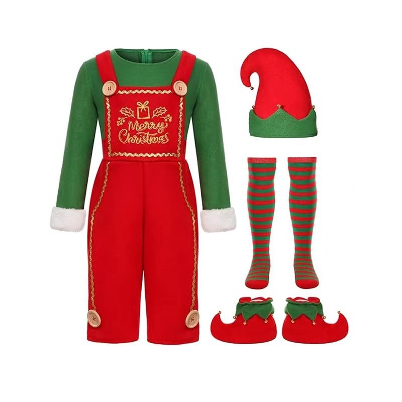 Fantasia Engraçada de Papai No - Elf Costume Christmas avaliação e preço
