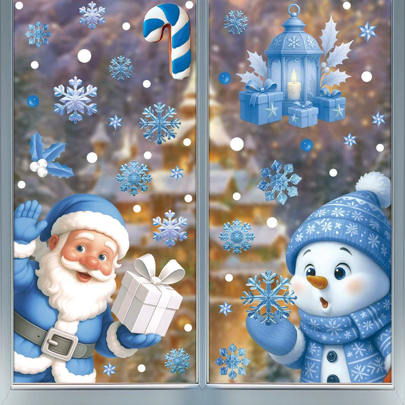 Adesivos Estáticos de PVC para - Snowflake Window Decal avaliação e preço