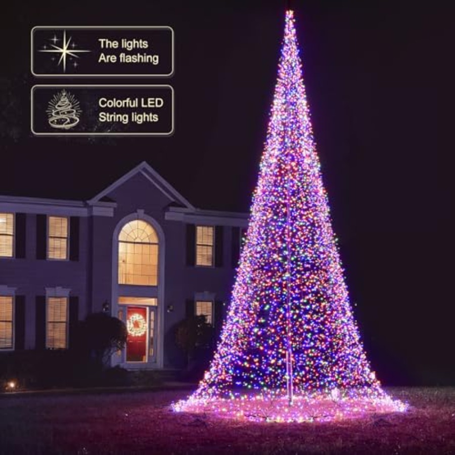 Árvore de Natal LED para Exter - Christmas Lights Outdoor avaliação e preço
