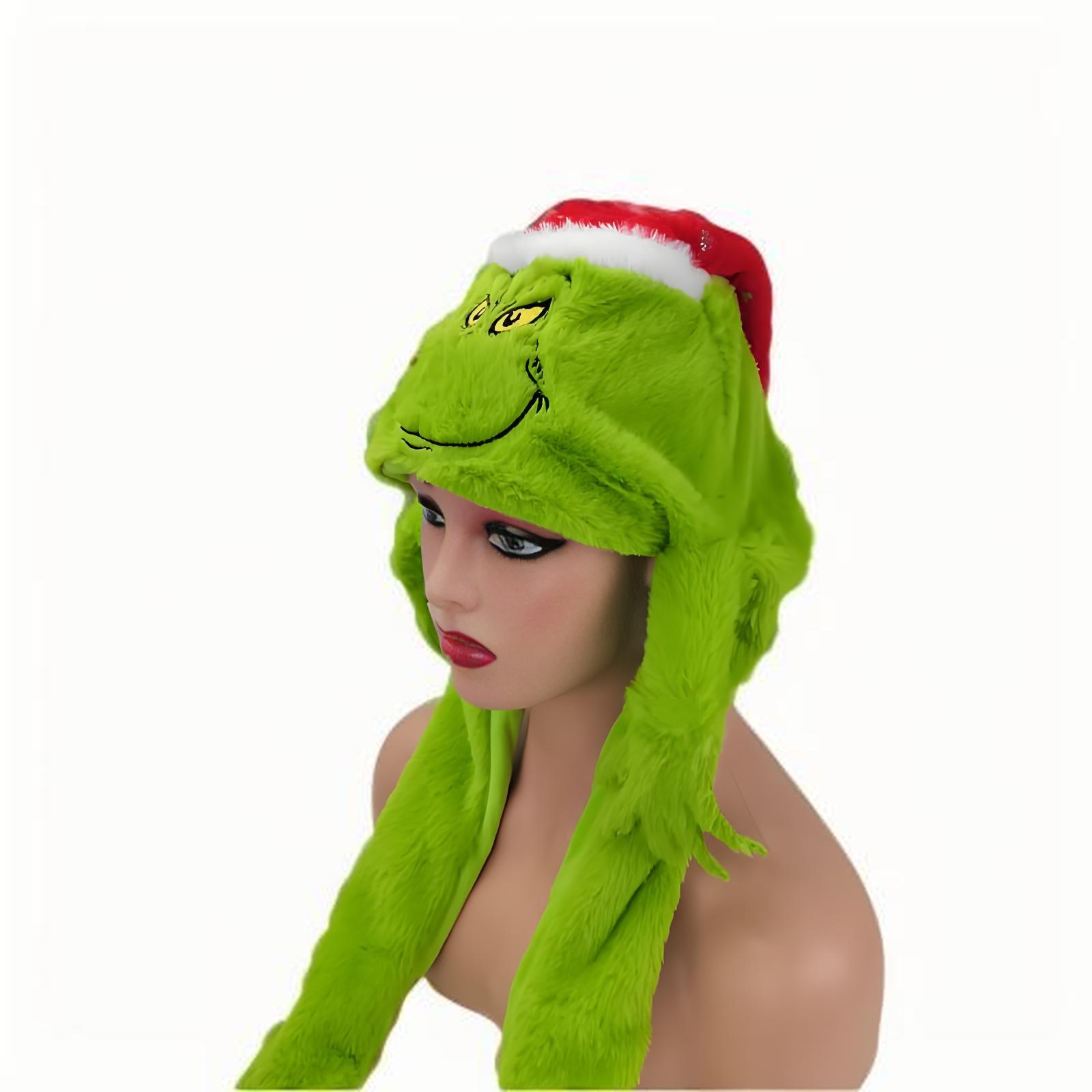 Chapéu de pelúcia grincese cac - Santa Hat Plush avaliação e preço