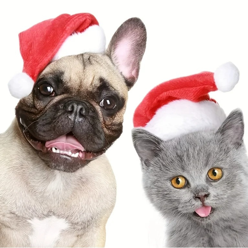 1-10 Peças de Chapéu de Natal  - Santa Hat Plush avaliação e preço