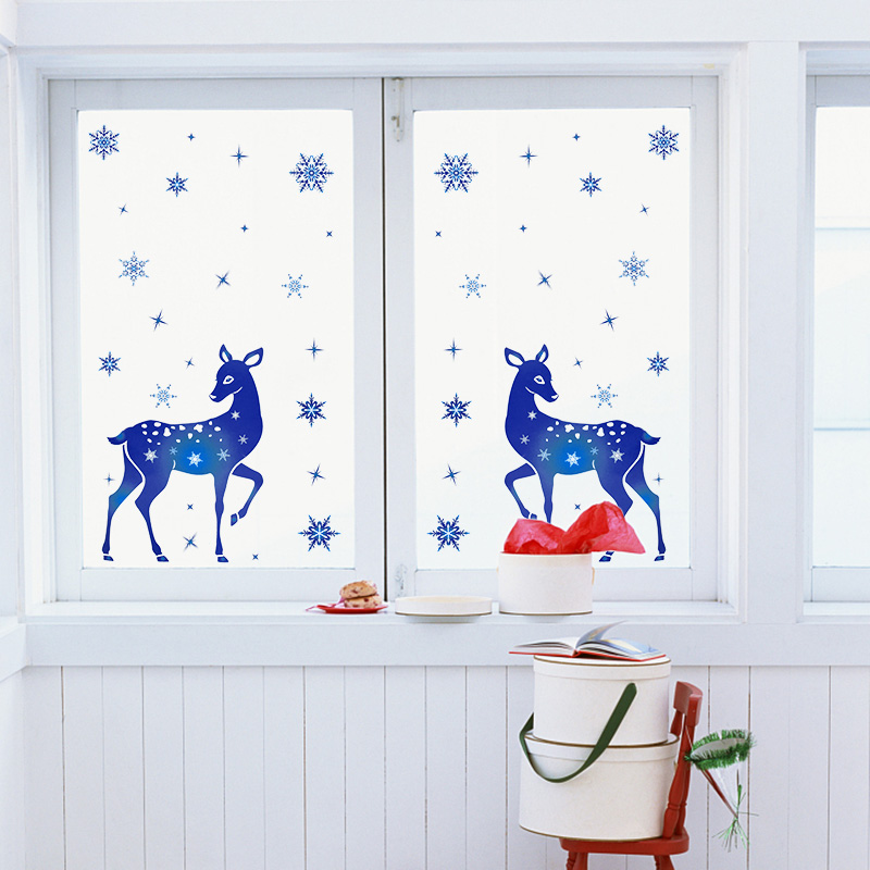 Adesivos de janela de natal el - Snowflake Window Decal avaliação e preço