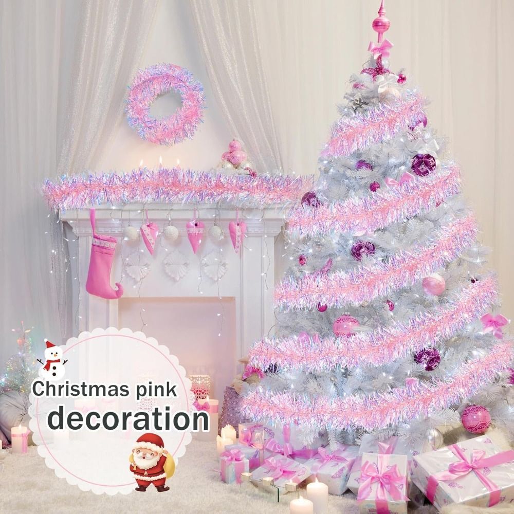 2m/9cm decorações de natal tir - Tinsel Garland Decoration avaliação e preço