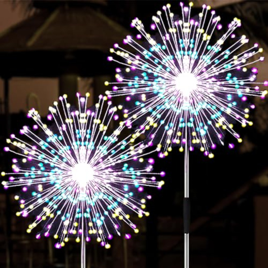 Luzes Solares de Fogos de Arti - Christmas Lights Outdoor avaliação e preço